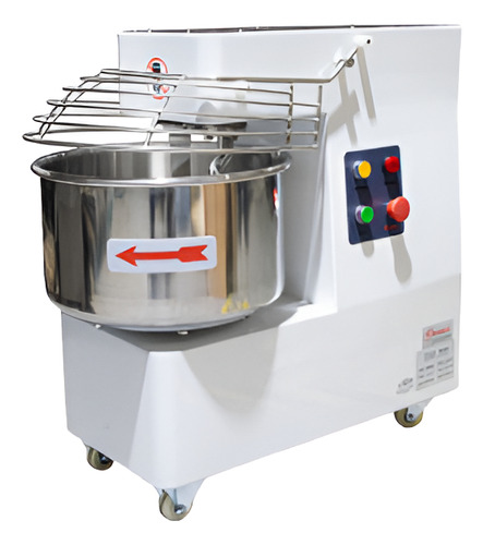 Amasadora Profesional 20lts Para Batir Y Mezclar Acero Inox
