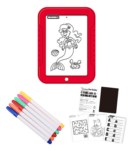 Besufy Bloc Dibujo 1 Juego Versatil Educativo 3d Kit Tableta