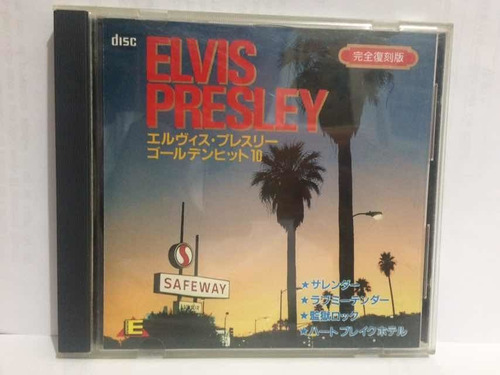 Elvis Presley 10 Golden Hits. Raro Import Japón Japonés Cd