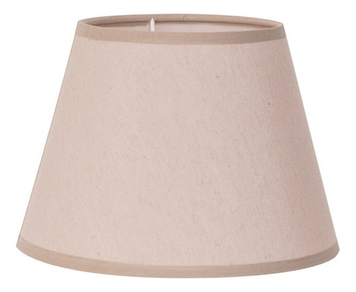 Cupula Abajur Basic Pequeno Tecido Bege Ex596nd (d)13cm