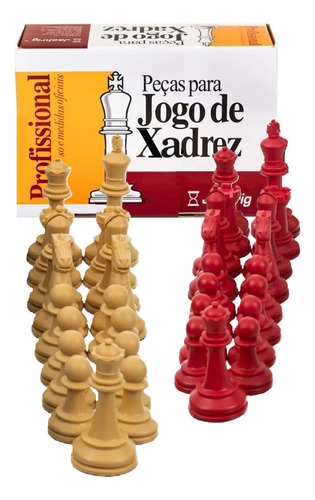 Jogo De Xadrez Jaehrig Profissional 32 Peças Com Peso Bg Vm
