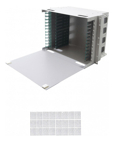 Cabecera 7u-rack Odf Para 12 Bandejas Clickbox