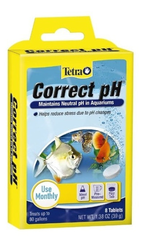 Tetra Correct Ph 7.0 Tabletas Para Acuario Agua