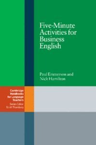 Libro Five-minute Activities For Business English