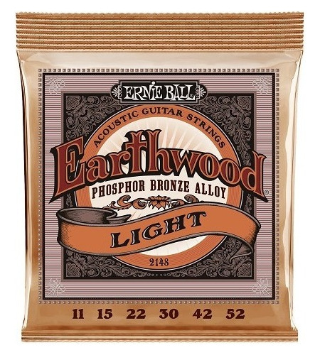Encordoamento Ernie Ball De Violão Fósforo Bronze 0,11 2148