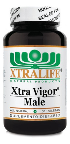 Xtra Vigor Male ×60 Tabletas Natur - Unidad a $1150