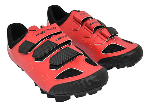 Zapatilla Mtb Metha Cross 41/26.5cm Rojo 3 Abrojos