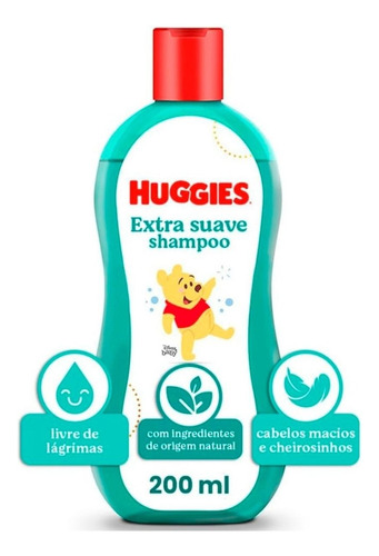 Shampoo Infantil Extra Suave 200ml Huggies