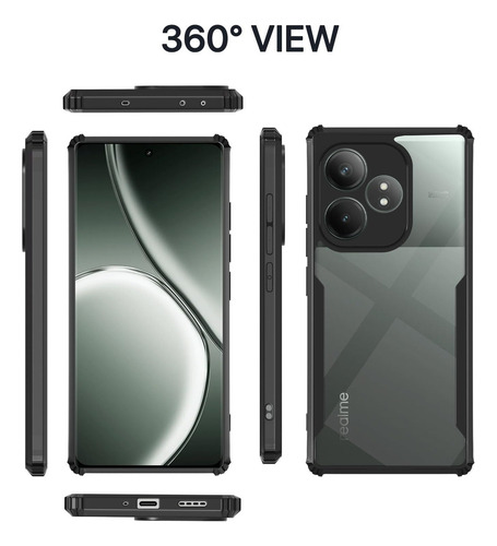 Funda Transparente D For Realme Gt 6/6t Rudo Uso