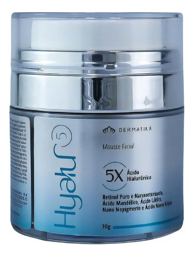 Mousse Facial Antioxidante E Clareador Hyalu 5d 30g Tipo de pele Todo tipo de pele