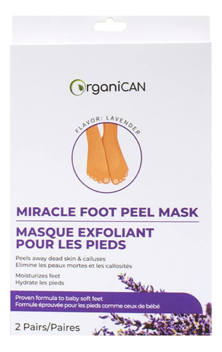 Organican Mascarilla Exfoliante Para Pies  Elimina La Piel M