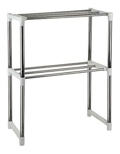 Mueble Organizador De Metal, Multiuso Extensible, 2 Estantes