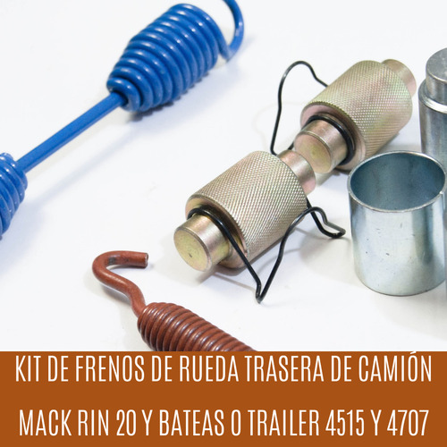 Kit De Frenos Batea Trailer Mack Bandas 4515 4707 Rin 20