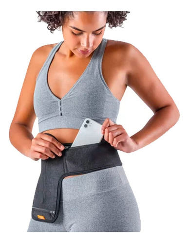 Cinta Ostolight Para Suporte Bolsa De Colostomia Bilateral Cor Preto