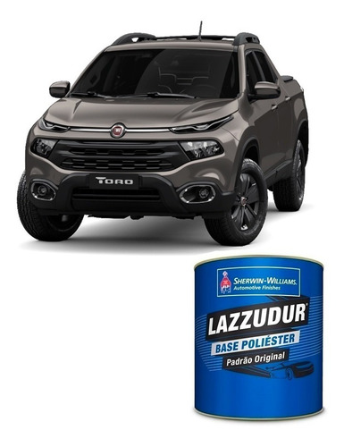 Tinta Automotiva Cinza Antique Metalico Fiat Toro 3600ml 