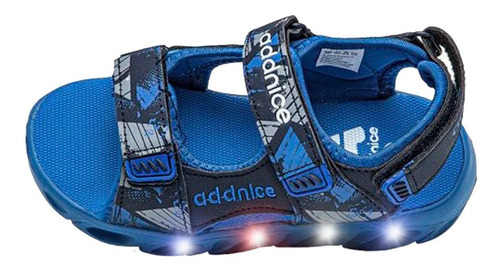 Imagen 4 de 8 de Sandalia Con Luces Addnice Harry Niño Azul 951460 Empo2000