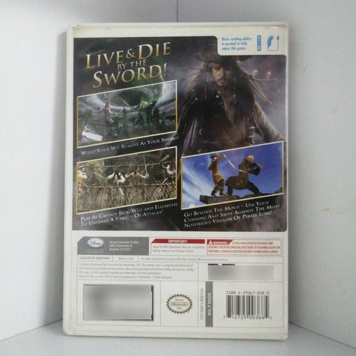 Pirates Of The Caribean At World's End | Wii | Gamerooms (Usado)