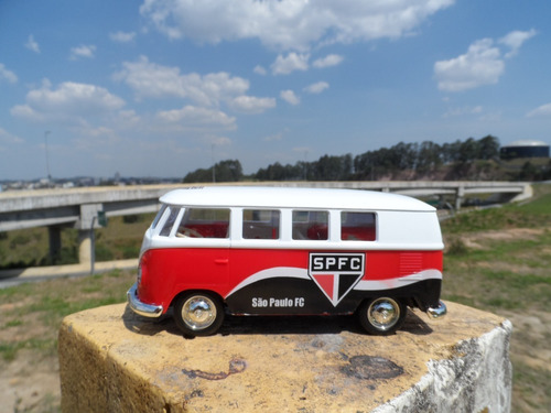 Miniatura Kombi São Paulo Fc - Time De Futebol - Em Metal