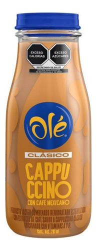 4 Pzas Café Con Leche Olé Capuccino Clásico 281 Ml