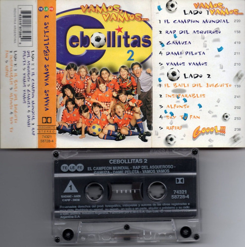 Cebollitas Cassette Vamos Vamos Volumen 2 