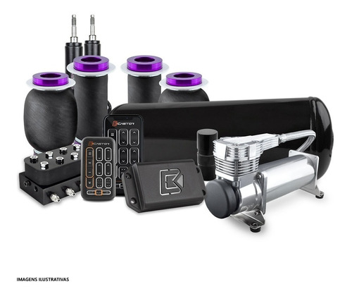 Kit Ar Air Ride Black - Memorização 3 Alturas Vectra Gt