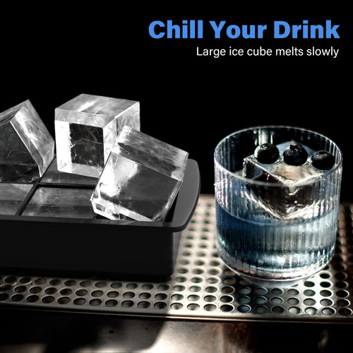 Bandeja Grande Para Cubitos De Hielo Para Whisky: Máquina P