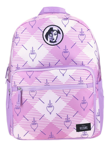 Mochila Grande Rosa 1818 Villanas Secundaria Heartless Para 