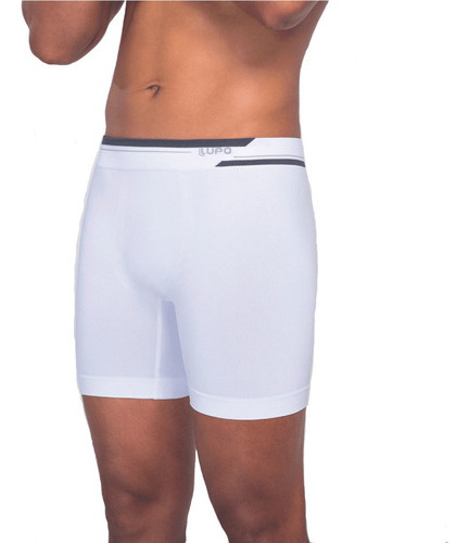 Cueca Box Boxer Alongada Sem Costura Lupo Ajuste Perfeito