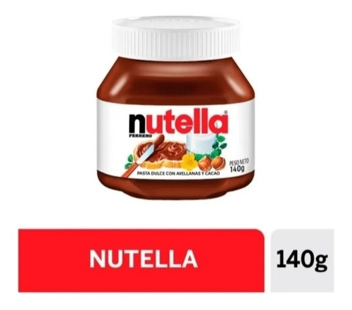 Crema Nutella Avellana 140 Gramos