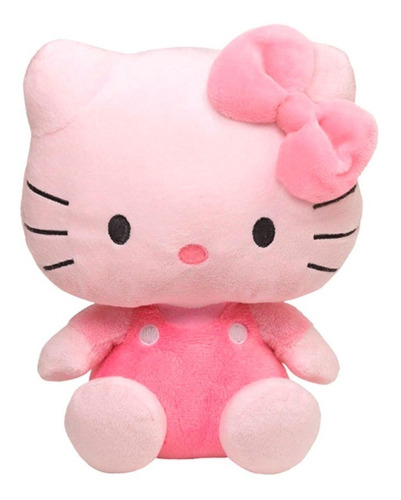 Peluche para bebés Hello Kitty de Ty Beanie, color rosa, 16 cm, DTC