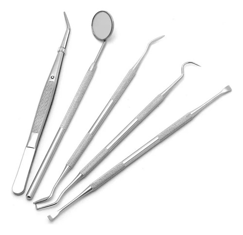 Kit De 5 Herramientas De Limpieza Dental