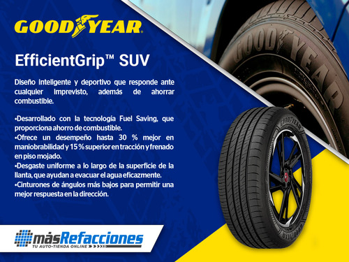 1- Llanta Goodyear Efficientgrip Suv 235/55r19