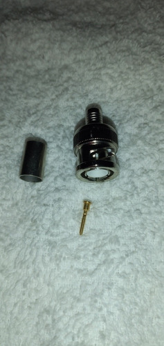 Imagen 5 de 7 de Conector Bnc (macho) Crimpeable Para Coaxial Rg-142