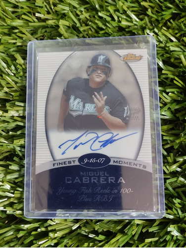 2008 Topps Miguel Cabrera #fma-jmc Autografiada 