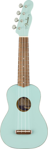 Fender Ukelele Soprano Venecia Azul Daphne Funda Dvd Austin