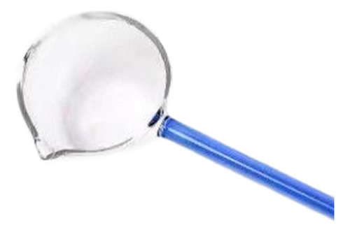 Cucharón De Cocina De Vidrio Soplado En La Boca, Grado Azul