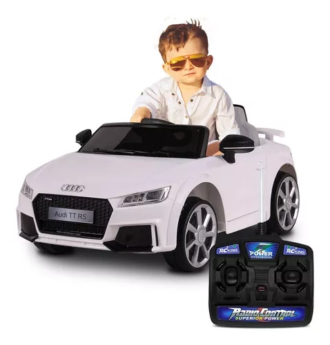 Carrinho Elétrico Infantil Audi TT RS 12V Com Controle Remoto