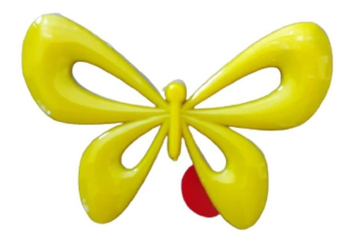 Imagem 1 de 2 de Adesivo Decorativo Borboleta Colorido Cromarca
