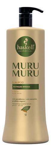 Kit Haskell Murumuru Shampoo 1 Lt + Mascara 900gr