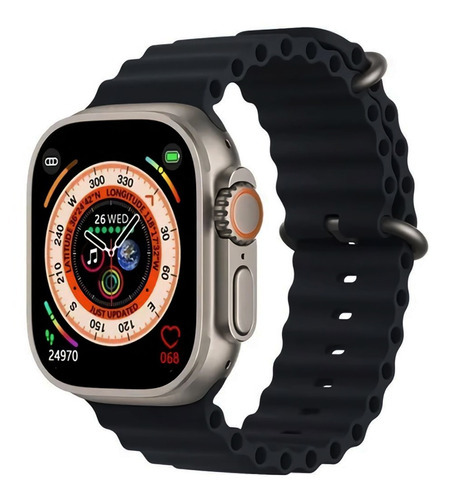 Reloj Inteligente Smartwatch Z59 Ultra Bluetooth Sports Color de la caja Negro Color de la malla Negro Color del bisel Negro