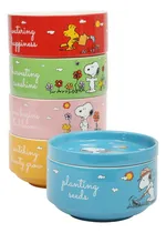Comprar Cuencos Apilables Peanuts Snoopy, Cerámica, 6 Unidades, 5.5