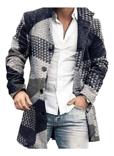 A Chaqueta De Gabardina Para Hombre Con Cuello Alto Wool2023