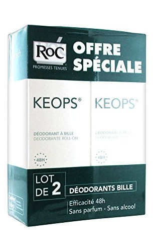 2x30 Ml Keops Rollo Desodorante.