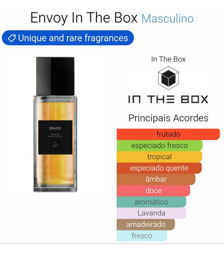 Envoy - In The Box - Frasco 100ml - Perfume Masculino