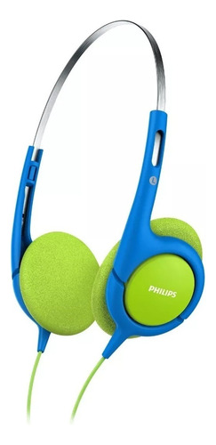 Audífonos Philips Infantil Shk1030 Over Ear Azul-verde 