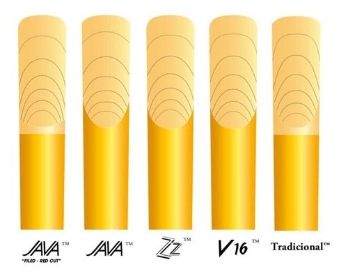 Cañas Vandoren Java para saxo tenor (caja de 5), n.º 1.5