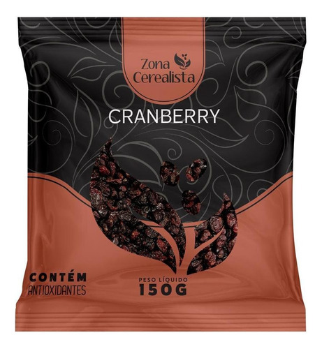 Cranberry Inteira Desidratada Zona Cerealista 150g