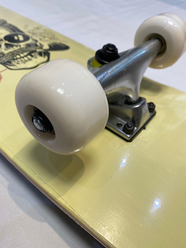 Skate Profesional Doble Cola Patineta Skull