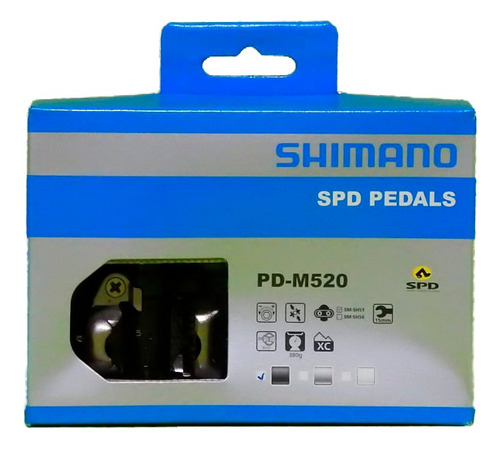 Pedales Cross Country Pd-m520 Spd - Shimano