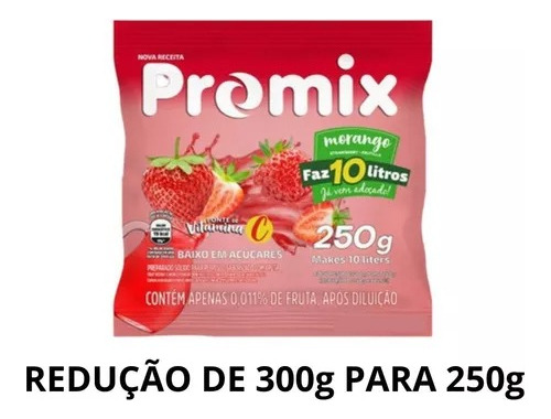 Suco Promix 300g - Caixa C/15 Unidades - Sabores